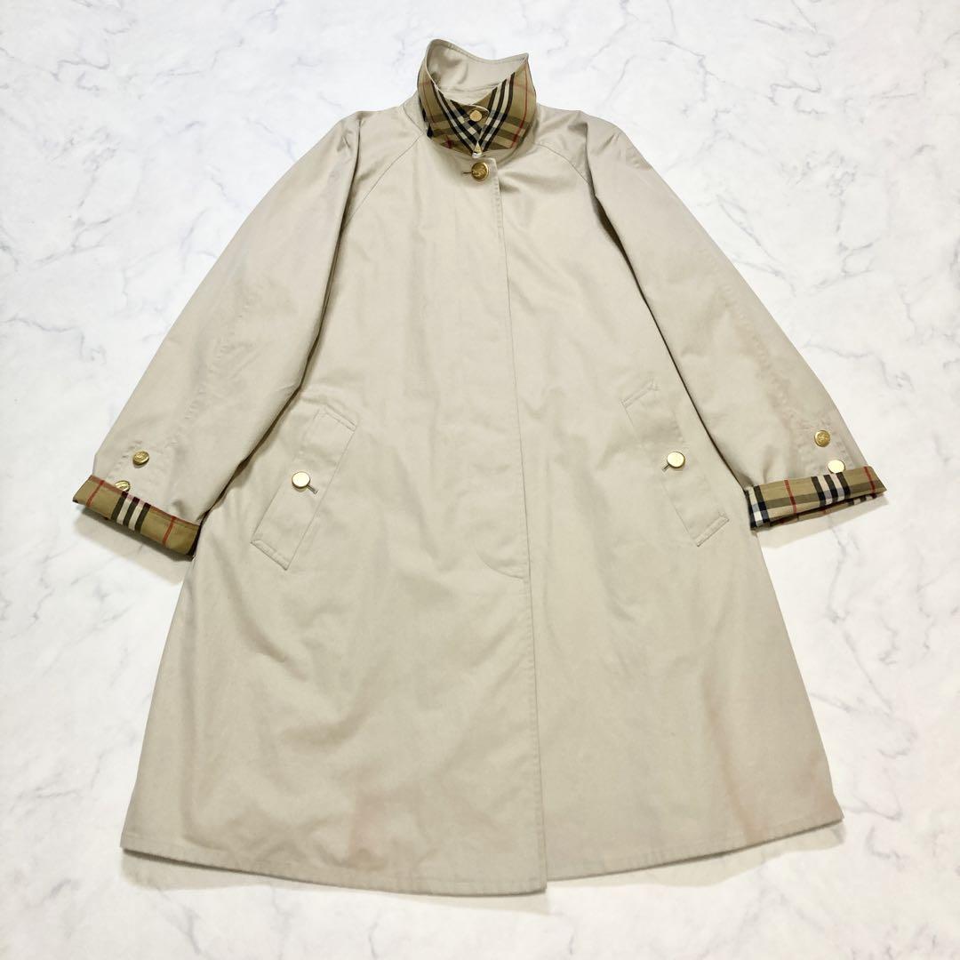 金ボタン 白タグ】 Burberrys バーバリー ステンカラーコート