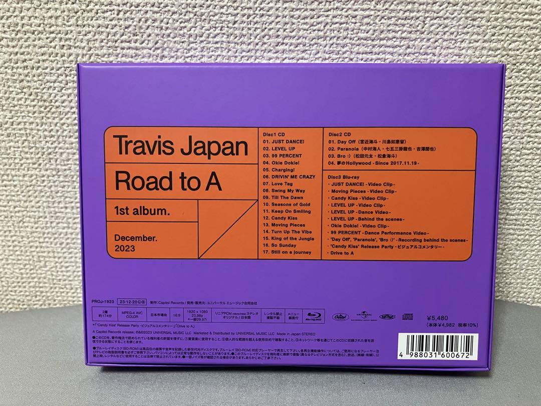 Travis Japan トラジャ Road to A FC限定盤 ブルーレイ Travis Japan、ドライブデート体験映像など収録『Road to A』FC