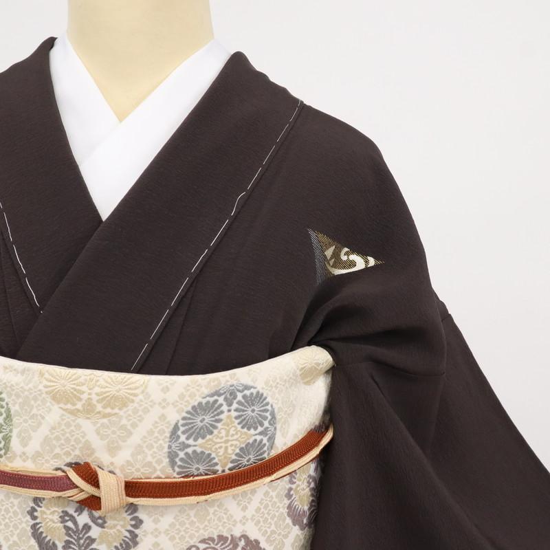 紺 刺繍 金彩づかい 正絹付下げ訪問着 165cm l299