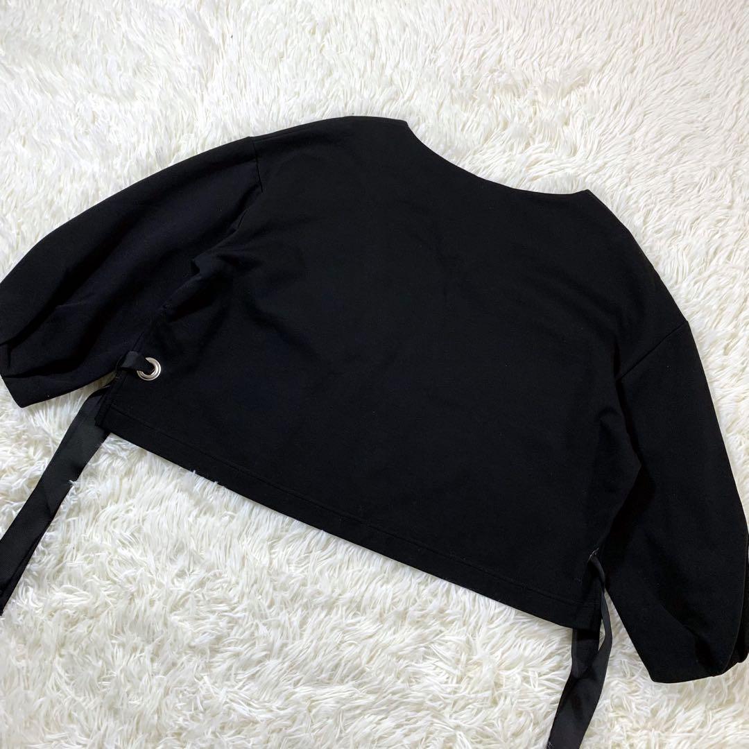 美品 ヴィヴィアンタム バルーンスリーブ ショート丈 スウェット ドラゴン M 美品 ヴィヴィアンタム バルーンスリーブ ショート丈 スウェット ドラゴン M