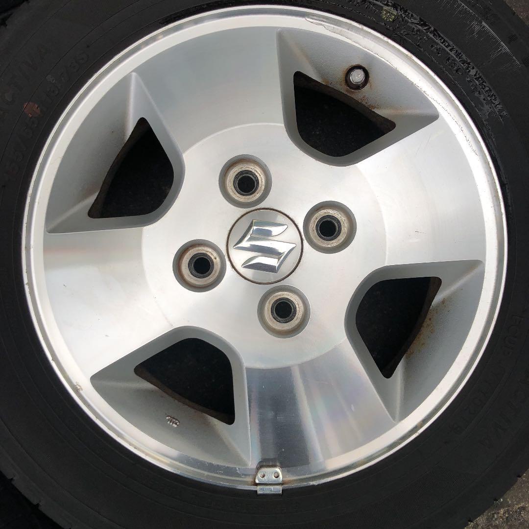 グランドセイコー セール 13インチホイールタイヤ付 155/65R13 スズキ純正 170 メルカリ - タイヤ・ホイール