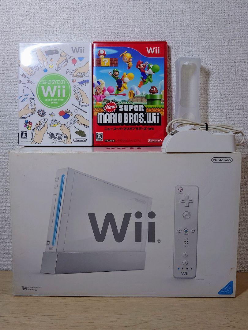 Nintendo wii 本体 充電器 ソフト リモコンジャケット まとめて