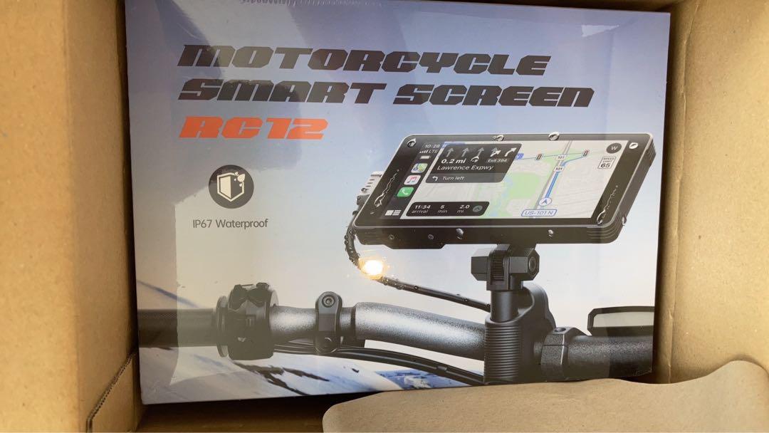 Volam バイク ディスプレイオーディオ 5.5インチ液晶タッチスクリーン