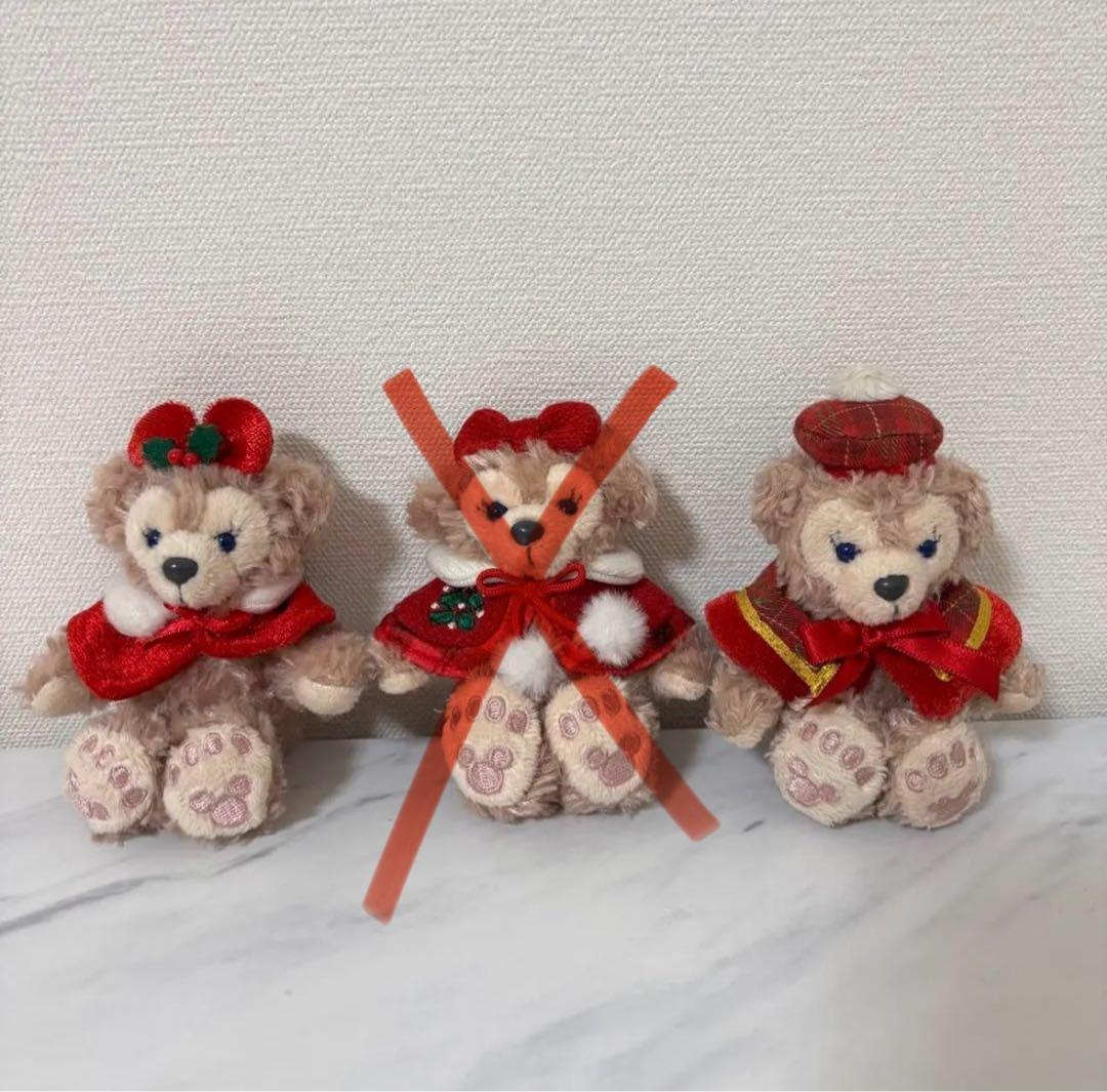 シェリーメイ クリスマス ぬいぐるみバッジ 3点セット