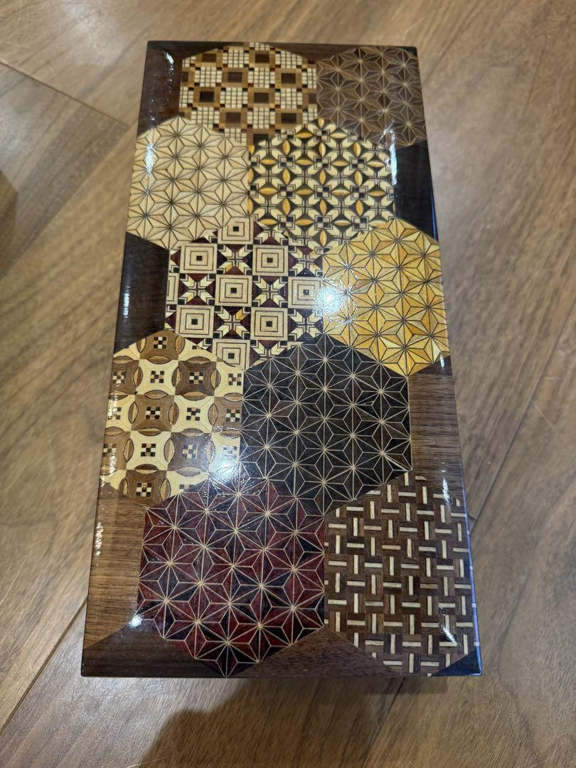 箱根寄木細工 小物入れ