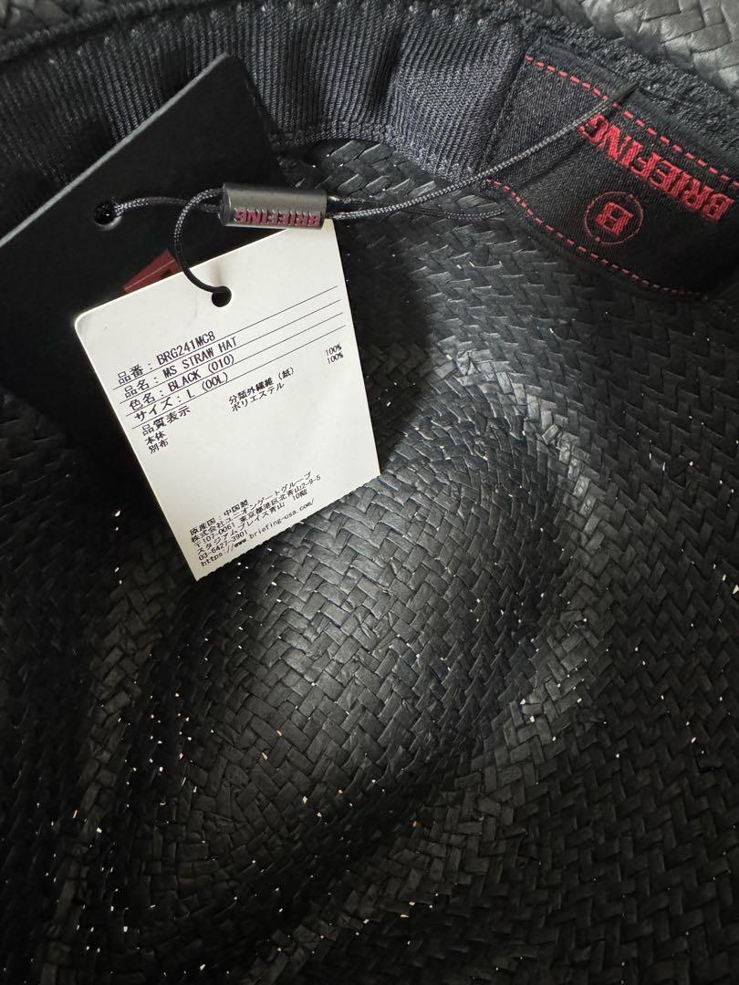 【メーカー直売】の商品をすべて BRIEFING メルカリ - 未使用、タグ付き ハット BLACK メンズウェア