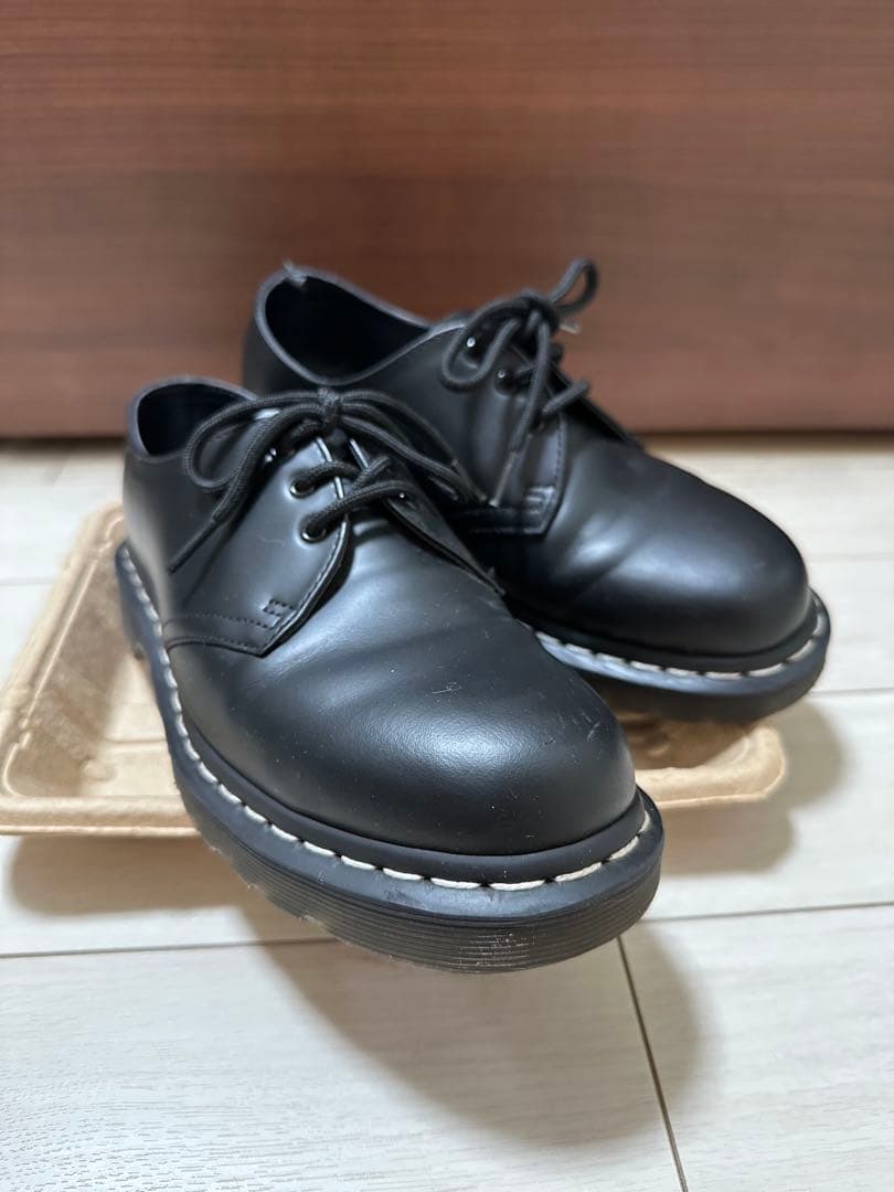 UK6 (25cm)ドクターマーチン 1461 WS ホワイトステッチ