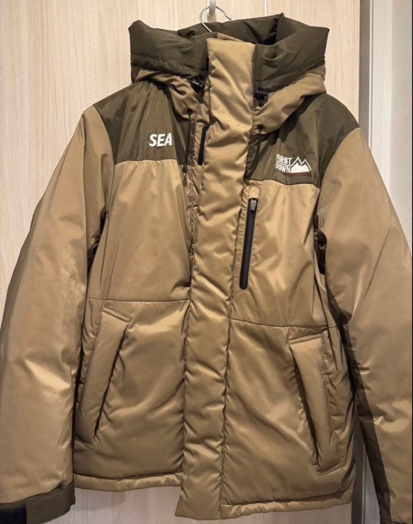 windandsea First Down フード付きダウンジャケット