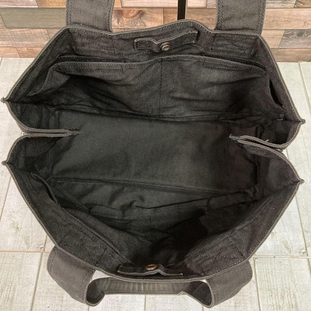 美品✨ポーター　PORTER　スモーキー　トートバッグ　キャンバス M　ブラック