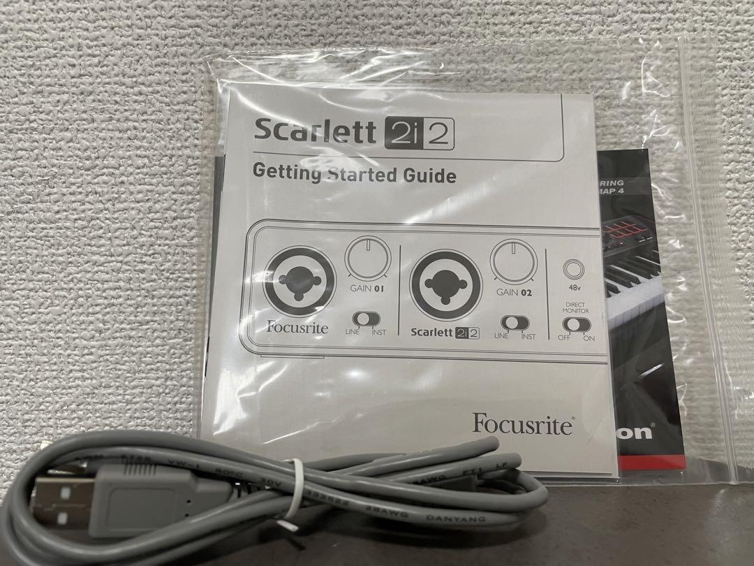 新品未使用　Focusrite Scarlett 2i2 インターフェース