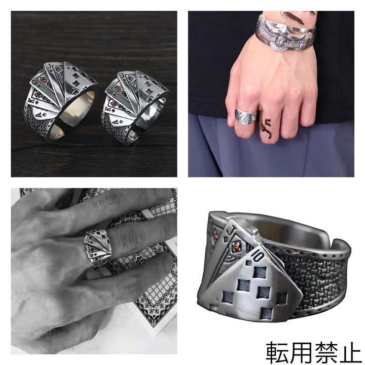 オススメしてます Spade サムリング ユニセックス 指輪 かっこいい 新品 メルカリ