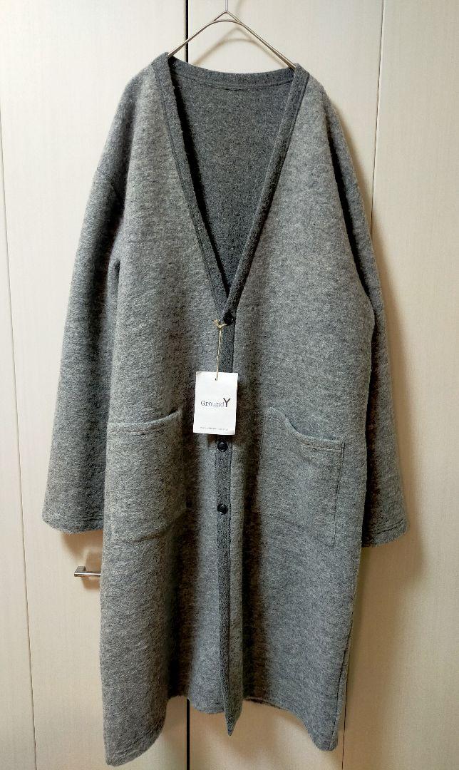 【新品タグ付き】Ground Y ロングニットカーディガン ヨウジヤマモト