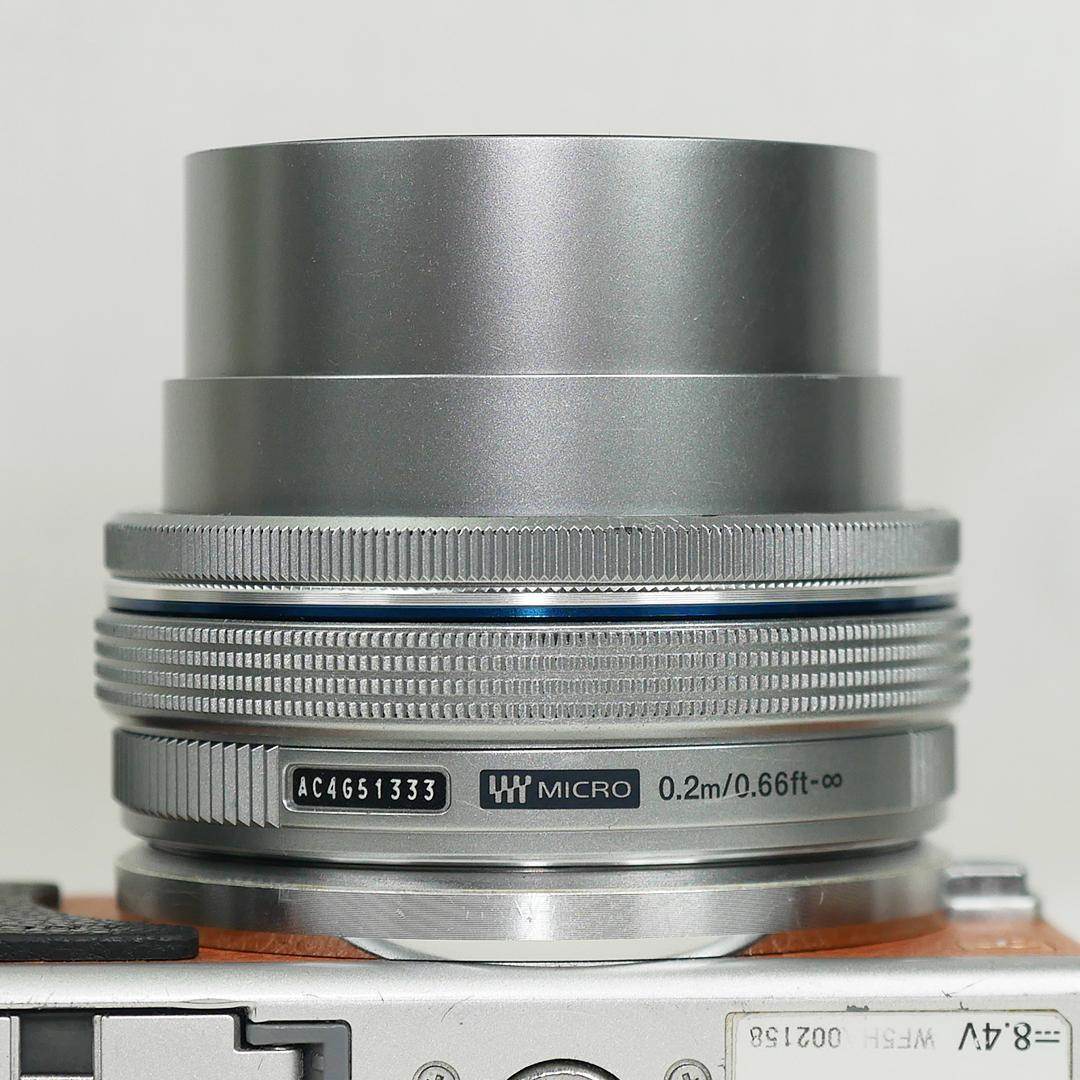 OLYMPUS電動パンケーキレンズ M.ZUIKO 14-42mm silver - メルカリ
