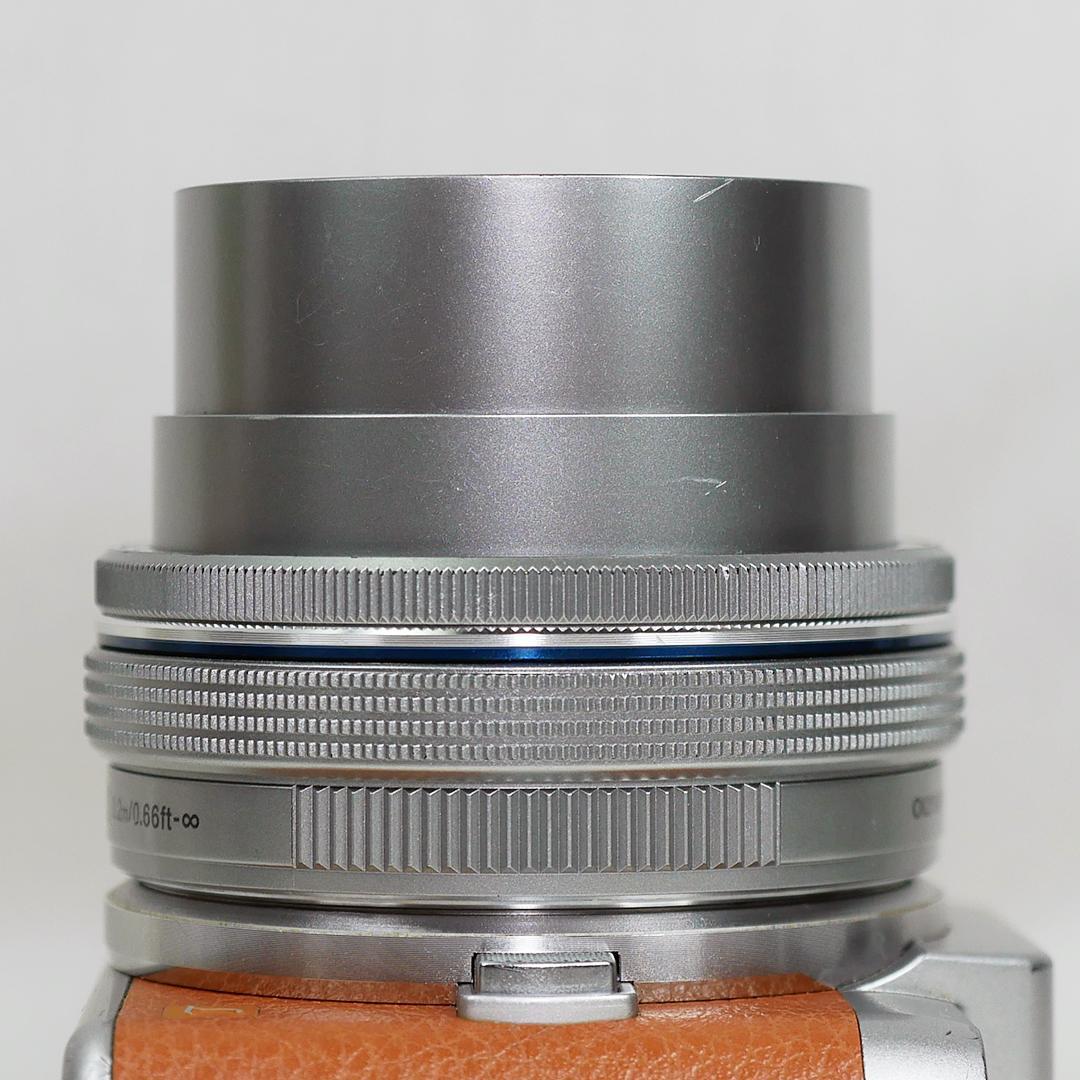 OLYMPUS電動パンケーキレンズ M.ZUIKO 14-42mm silver