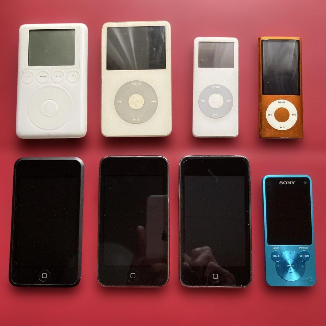 ジャンク品 iPod×7 ウォークマン×1Apple