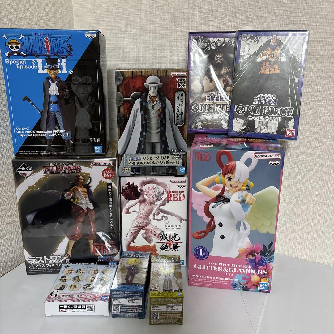 ワンピース　フィギュア　カードゲーム　一番くじ　one piece 10set