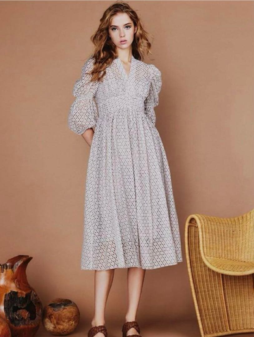 【コルコバード】モナリザフラワープリントドレス ダブスタ