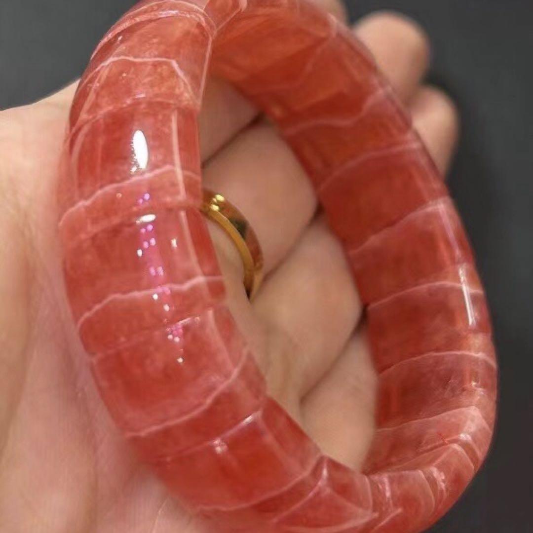 高品質艶美可愛いインカローズバングル