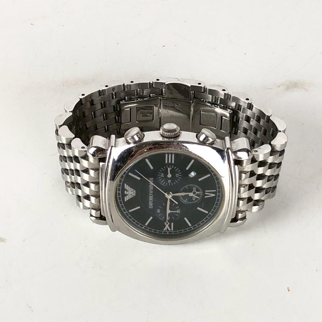 EMPORIO ARMANI エンポリオ アルマーニ 時計 シルバー メンズ