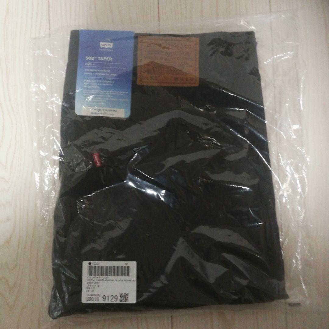 Levi's 502 テーパードパンツ W34 L32 ブラック