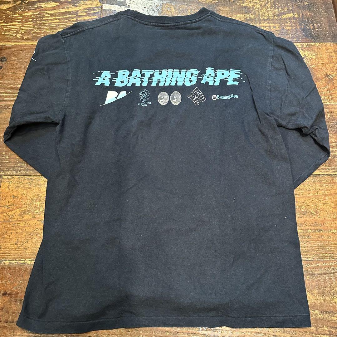 A BATHING APE エイプ Sleeve Logo L/S Tee
