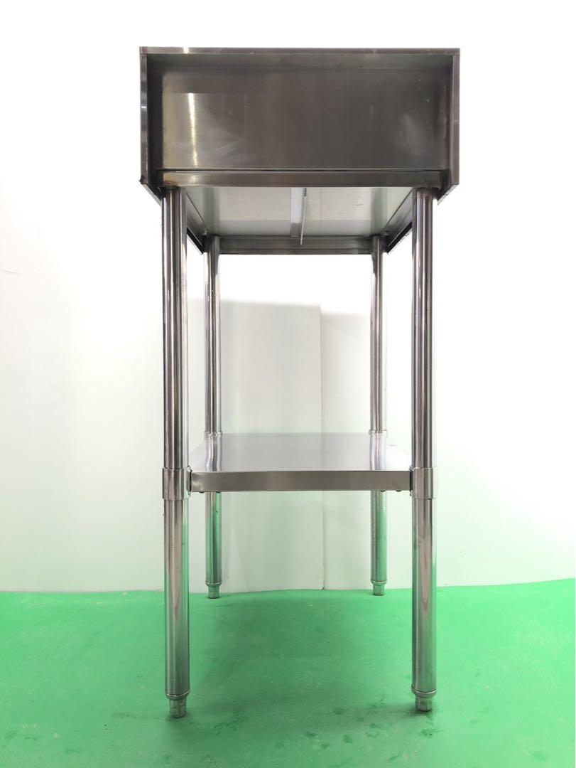 最新情報 ☆地域限定送料無料☆工場整備品☆作業台 幅450 ステンレス 業務 店舗用品