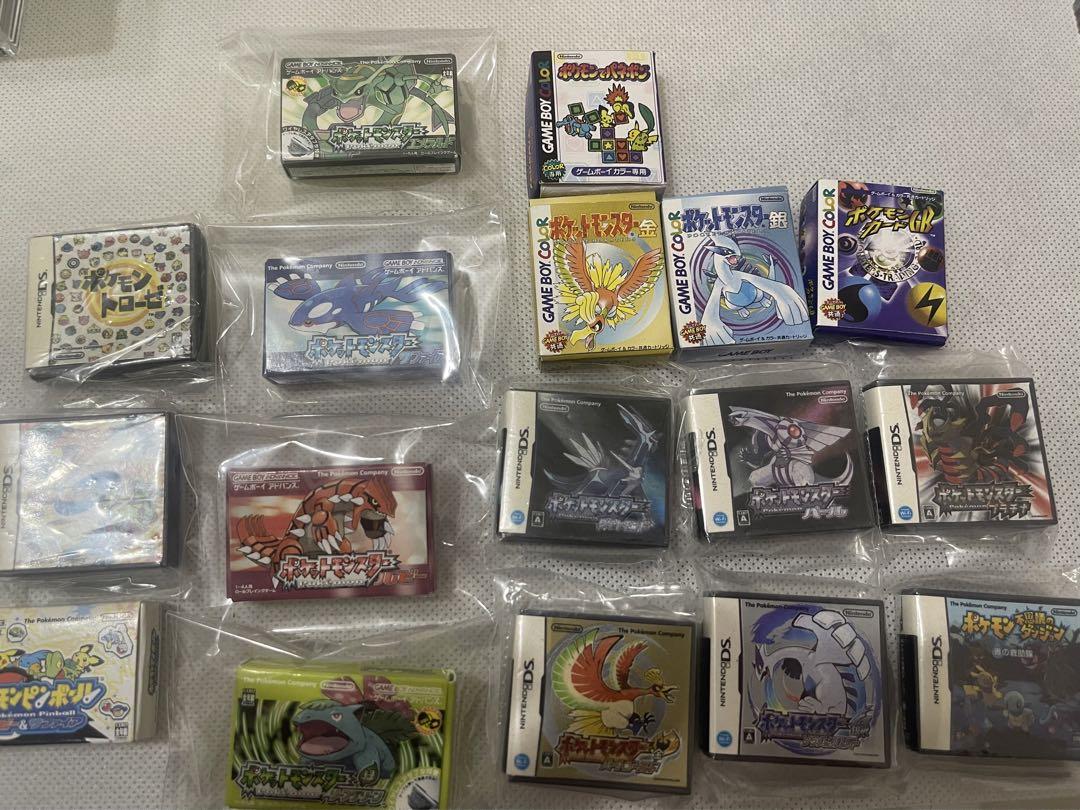 ゲームボーイ カセット消しゴム まとめ ポケモン