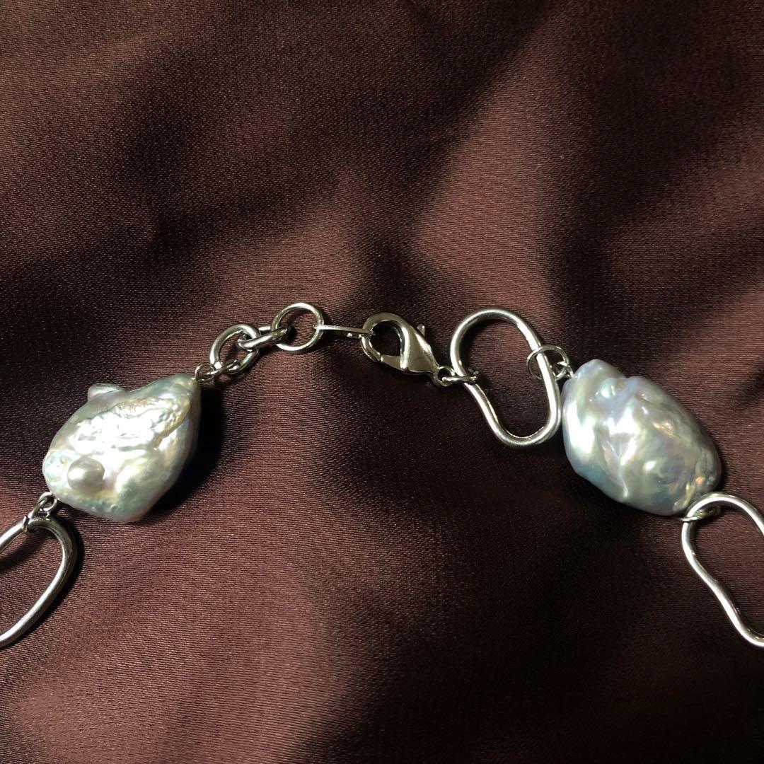 【母の日】バロックパール真珠ネックレス