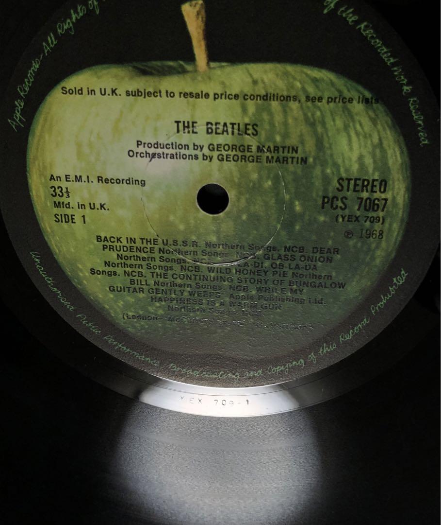 UKOrg ビートルズ White album Stereo初版 THE BEATLES WHITE ALBUM LP UK STEREO FACTORY SAMPLE DEMO