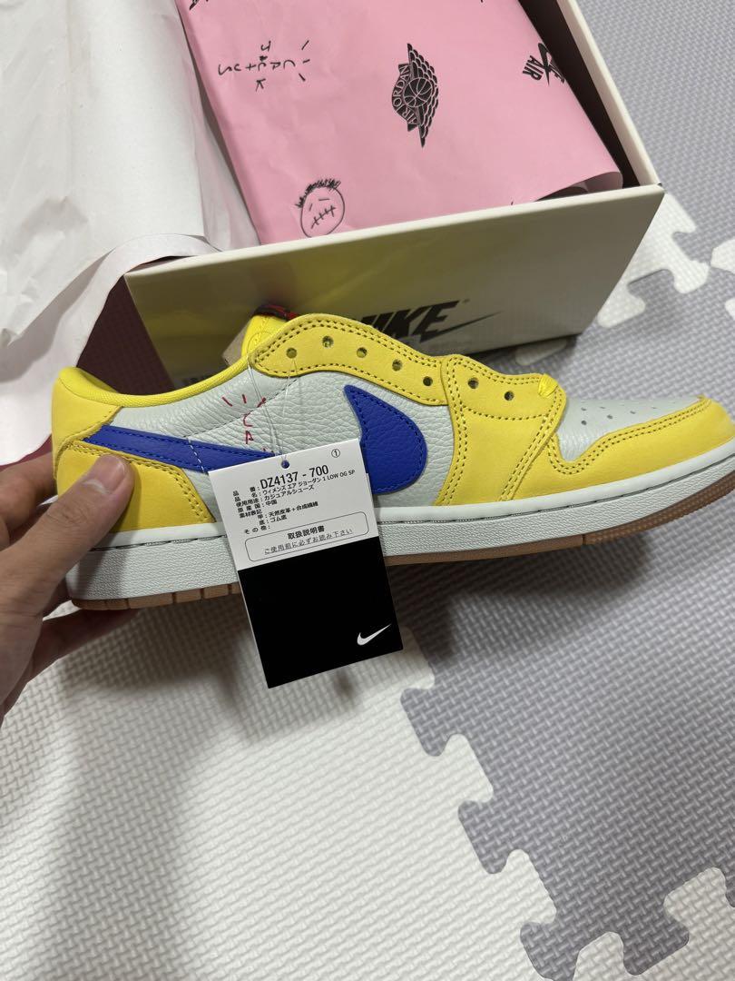 靴 Y.RTRAVIS SCOTT x NIKE WMNS JORDAN 1