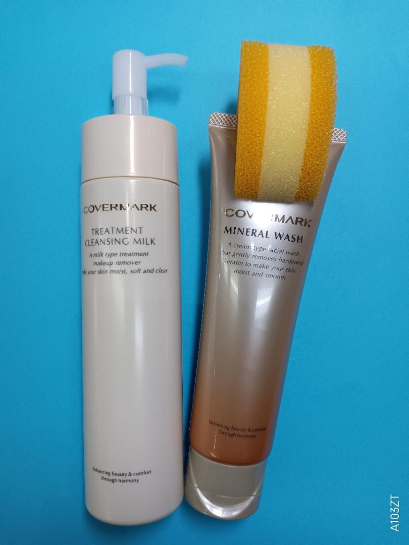 新品カバーマーククレンジングミルク２００ｍｌ+ミネラルウォッシュ125g