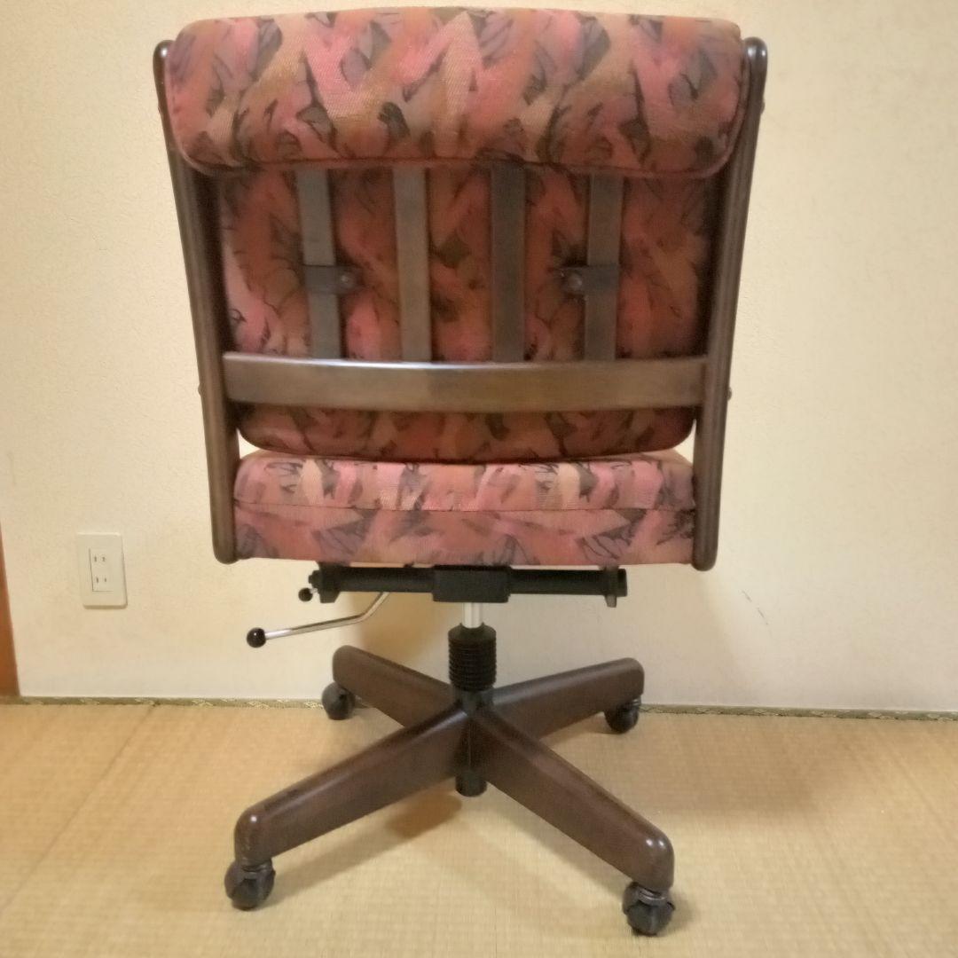 【カリモク家具】レトロ デスクチェア 回転 昇降式 オフィスチェア 学習椅子 【カリモク家具】レトロ デスクチェア 回転 昇降式 オフィスチェア 学習椅子