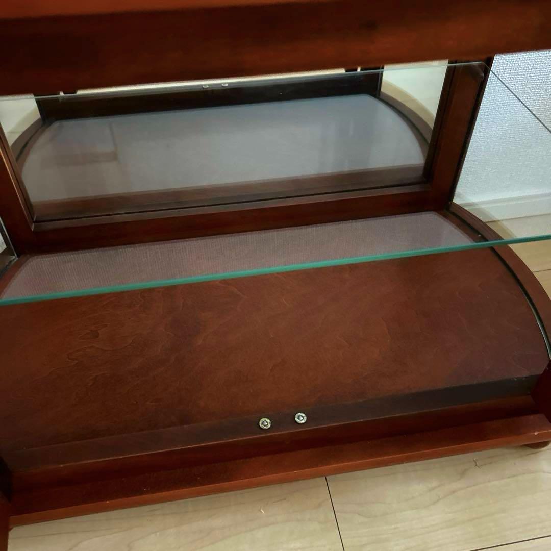 アンティーク家具　ガラスキャビネット　飾り棚　ショーケース　コレクションケース