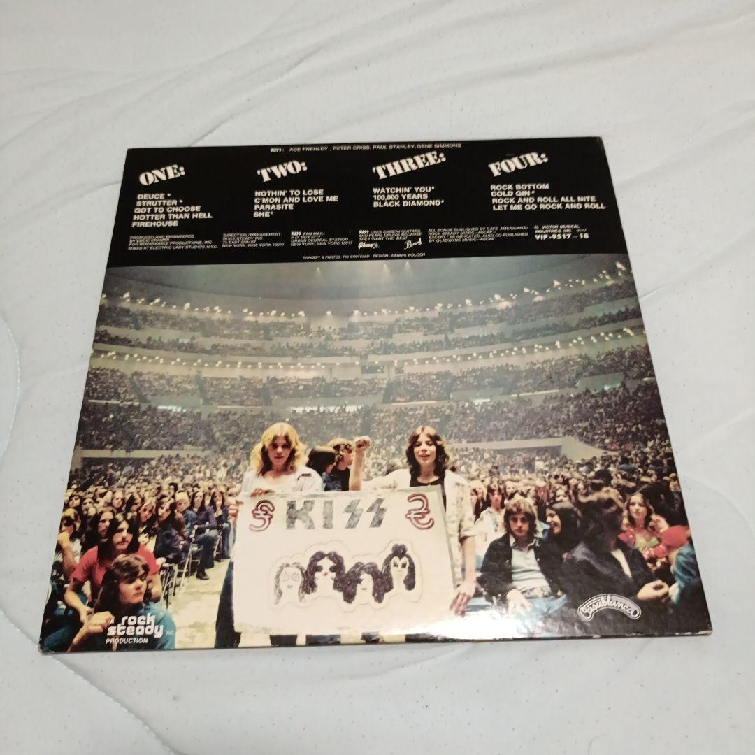 kiss ALIVE! レコード2枚組 1977 Kiss Alive II Double Gatefold Vinyl Album Record VG