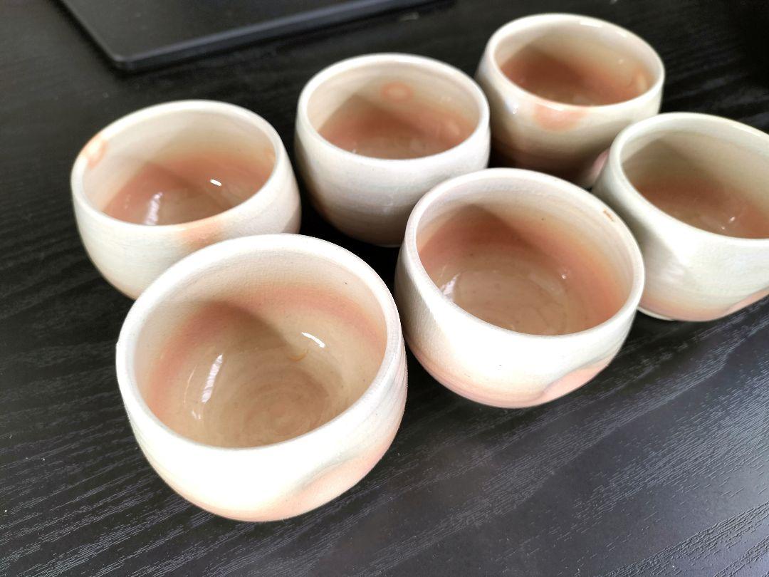【新品・未使用】茶器6客揃い萩焼窯元