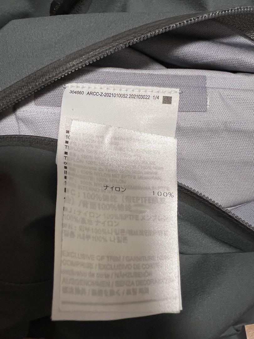 ARC'TERYX betaジャケット Mサイズ グレー