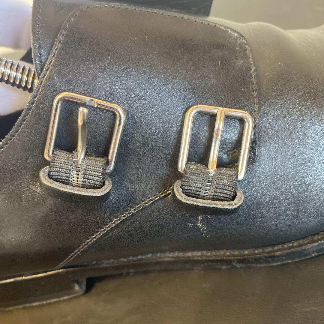Saint Laurent サンローラン ダブルモンクシューズ 革靴 38