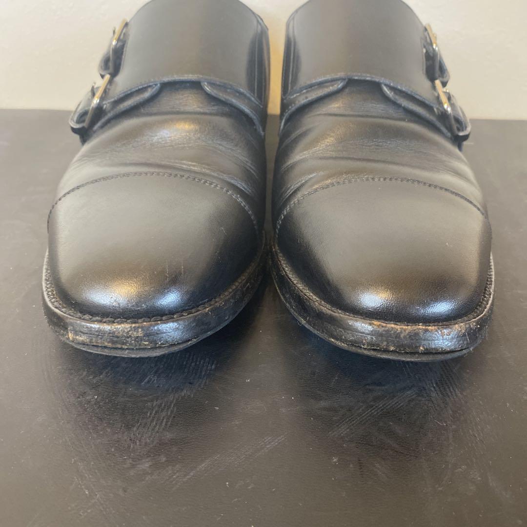 Saint Laurent サンローラン ダブルモンクシューズ 革靴 38サイズ Saint Laurent サンローラン ダブルモンクシューズ 革靴 38