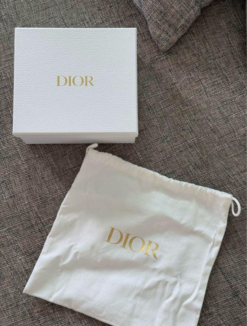 Dior ブラックレザーベルト ゴールドDロゴ 小物