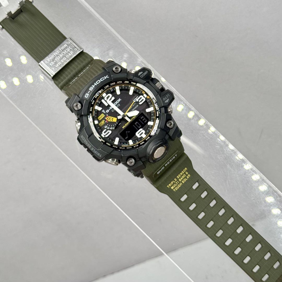極美品 箱説タグ付G-SHOCK GWG-1000 マッドマスター 電波ソーラー