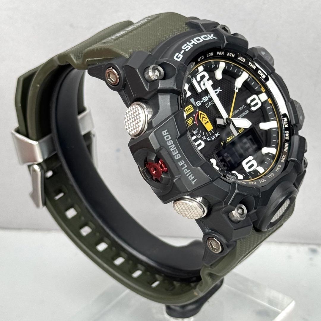 極美品 箱説タグ付G-SHOCK GWG-1000 マッドマスター 電波ソーラー