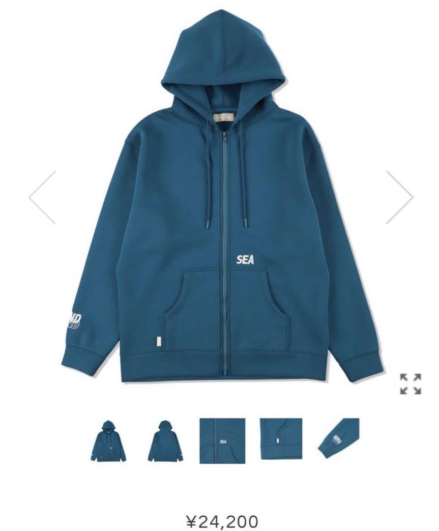 WIND AND SEA ジップアップパーカー Wind and sea ジップアップパーカー L