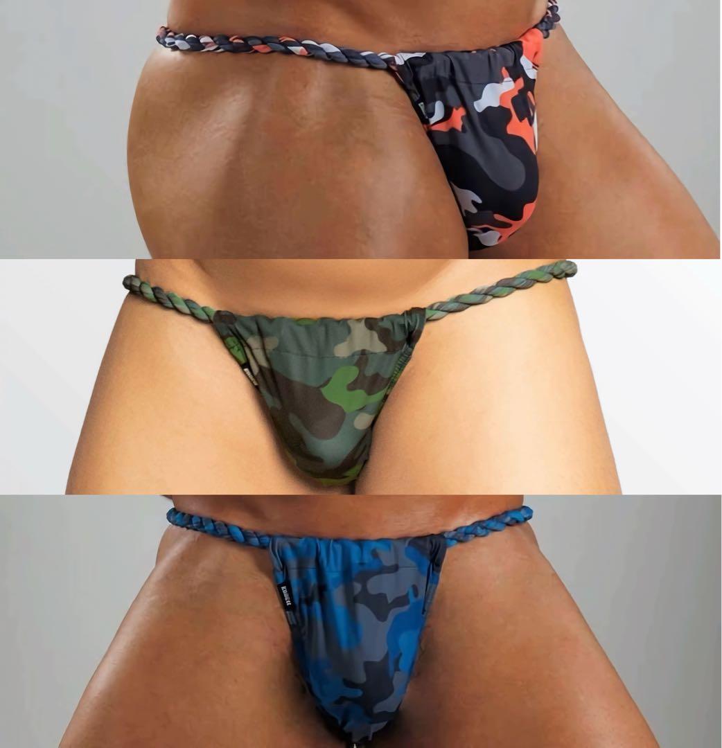 EGDE エッジ CAMOFLAGE 現代式 褌 黒猫 ふんどし Tバック SM