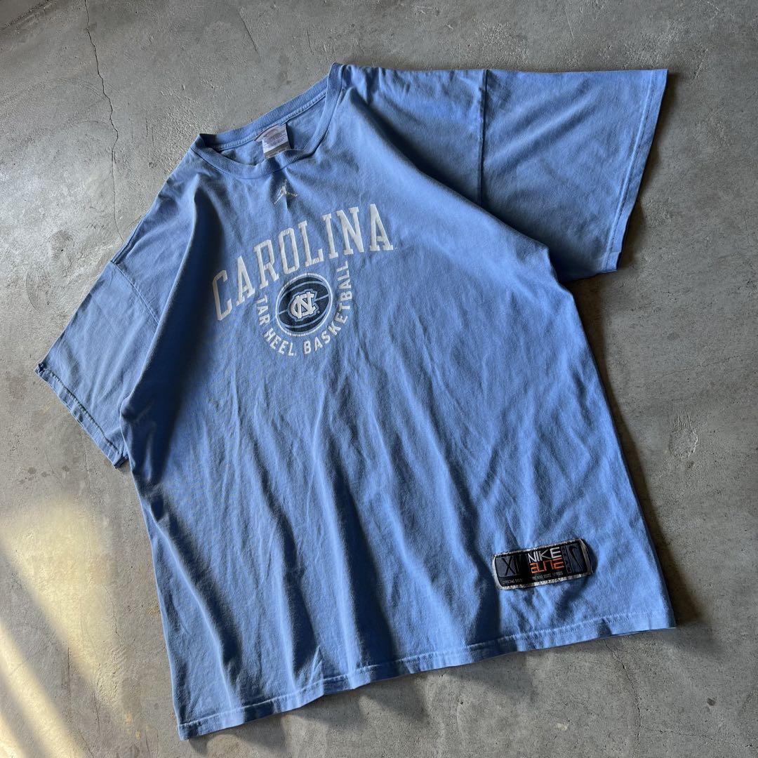 【希少XL】NIKEジャンプマン古着ターコイズカラーTシャツストリート90s