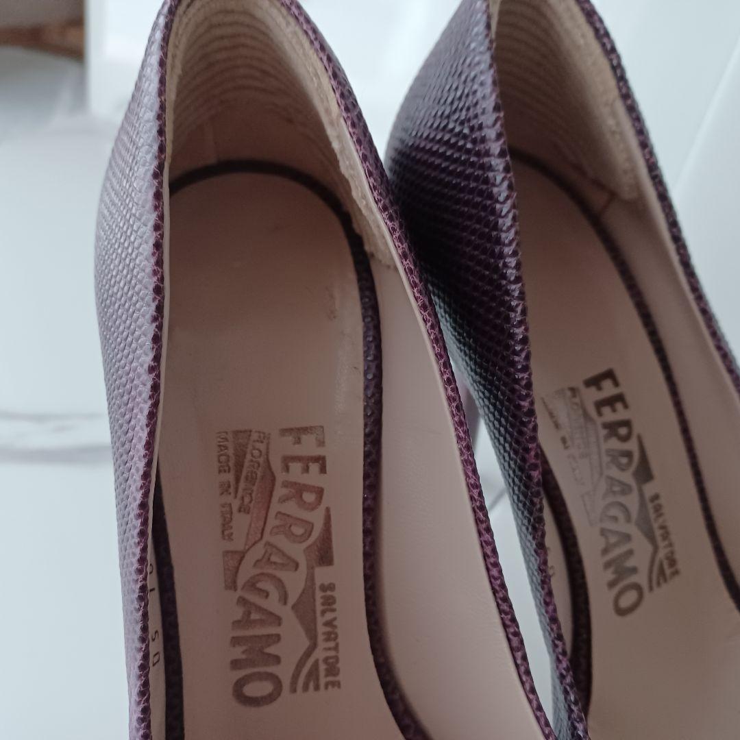 Salvatore Ferragamo フェラガモ パンプス オープントゥ