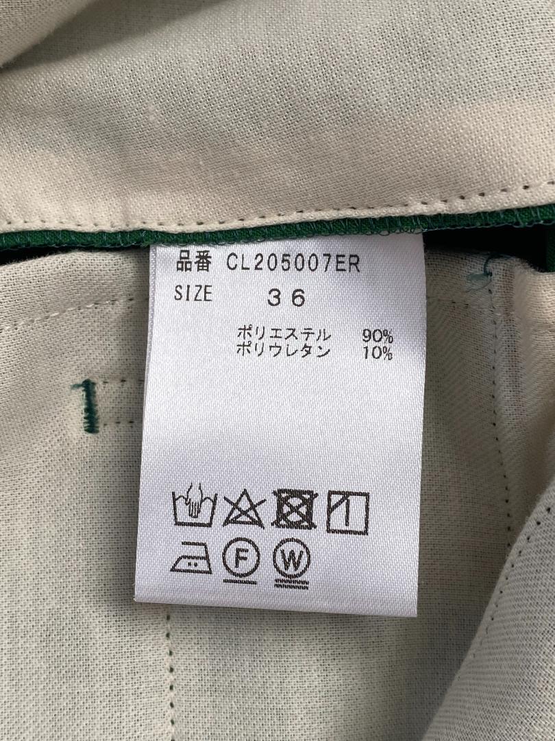 極美品❊カレンソロジータックテーパードジョーゼットバンツ36