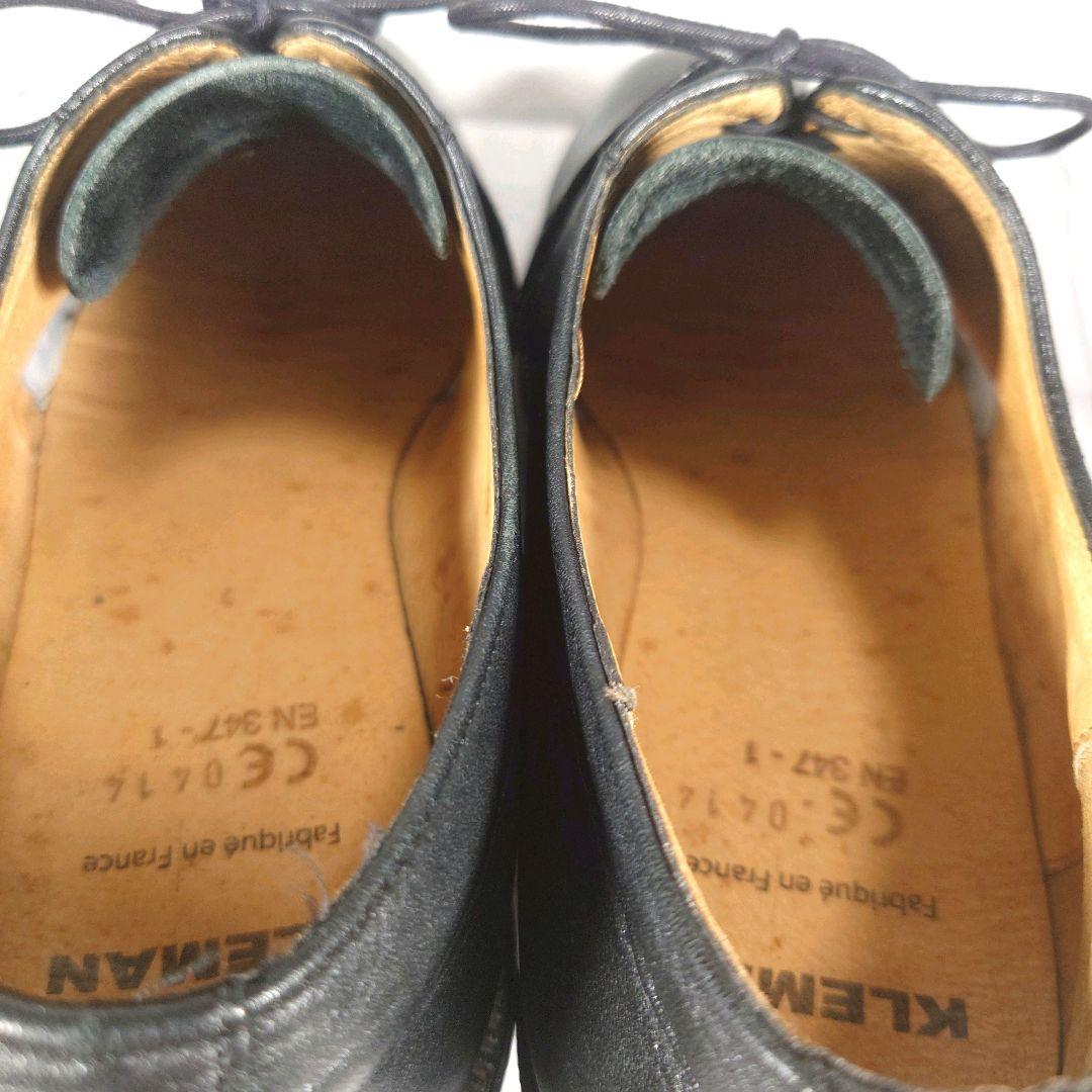 美品 クレマン 【26.5】パスタン KLEMAN PASTAN プレーントゥ黒