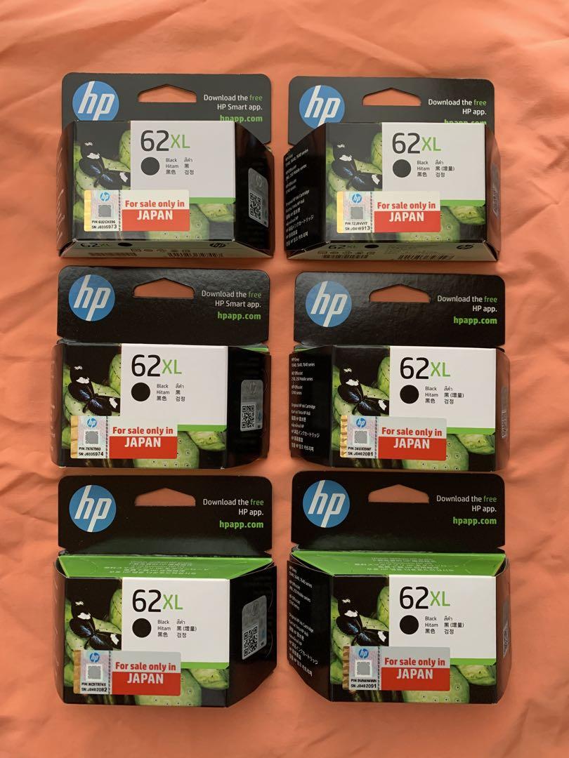 HP62XL 増量　黒60個　【新品・期限内】