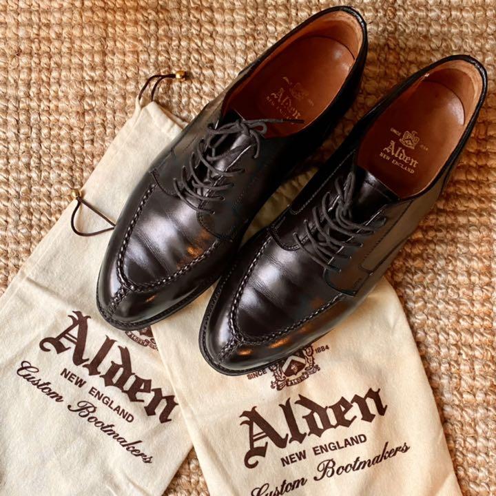 オールデン Alden - Alden(オールデン) Uチップカーフ 961 BKの通販