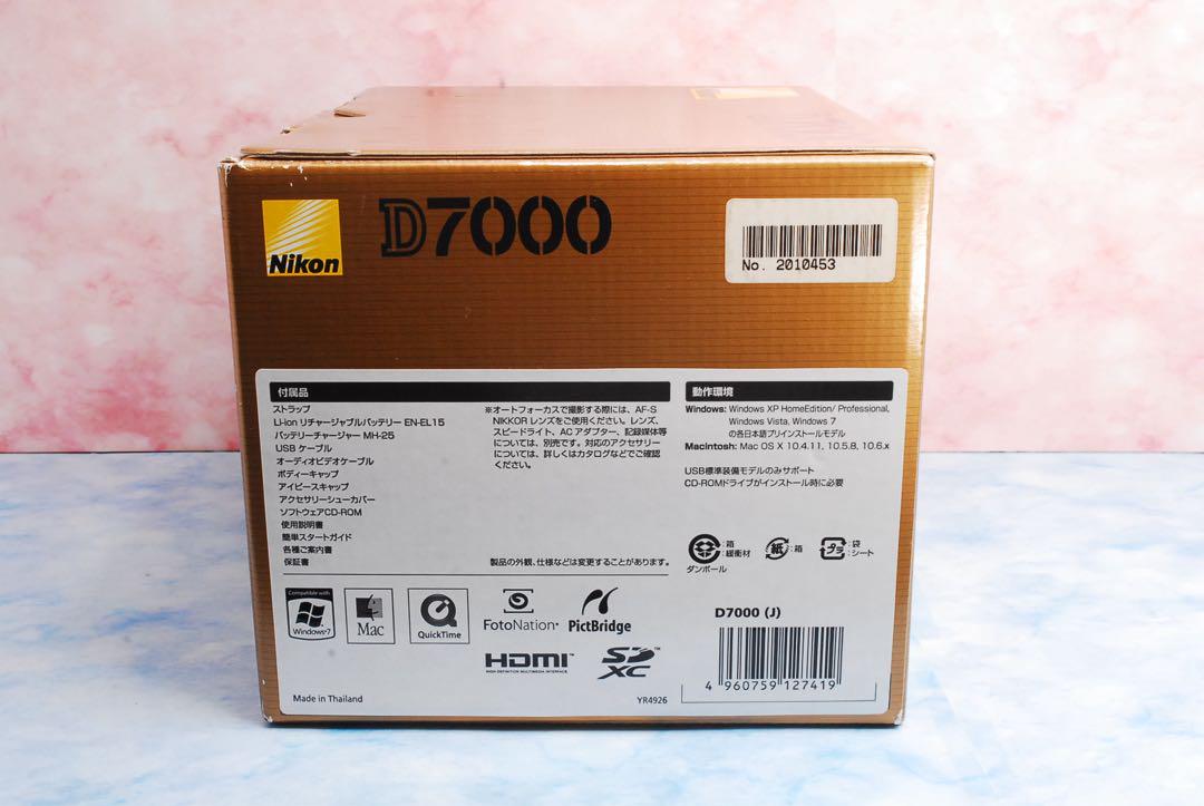 ▪️美品▪️NIKON D7000☆元箱含む付属品多数☆一眼レフカメラ☆S数少